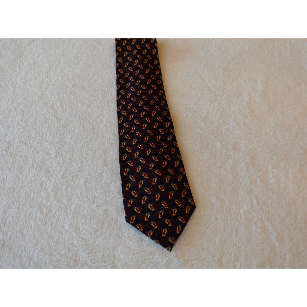 Vtg Y2K TAZ AOP Looney Tunes Tazmanian Devil Silk Neck Tie NWOT 2000 Warner Bros